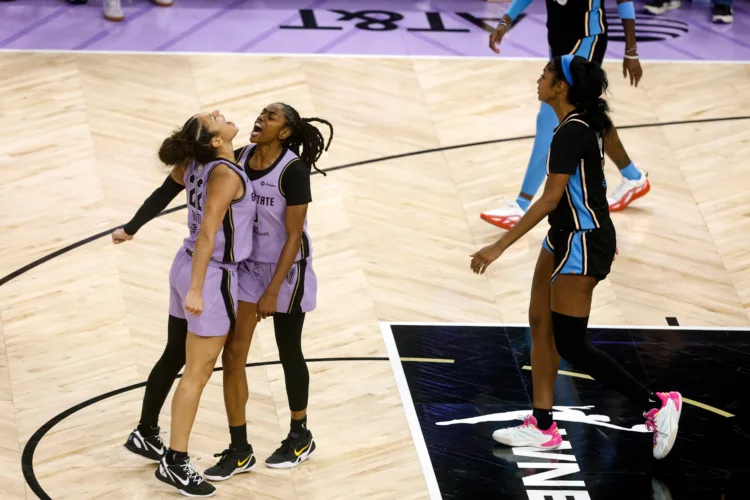 Kiah Stokes' big night on both ends leads Valkyries past Dream 64-55 and within a win of WNBA title